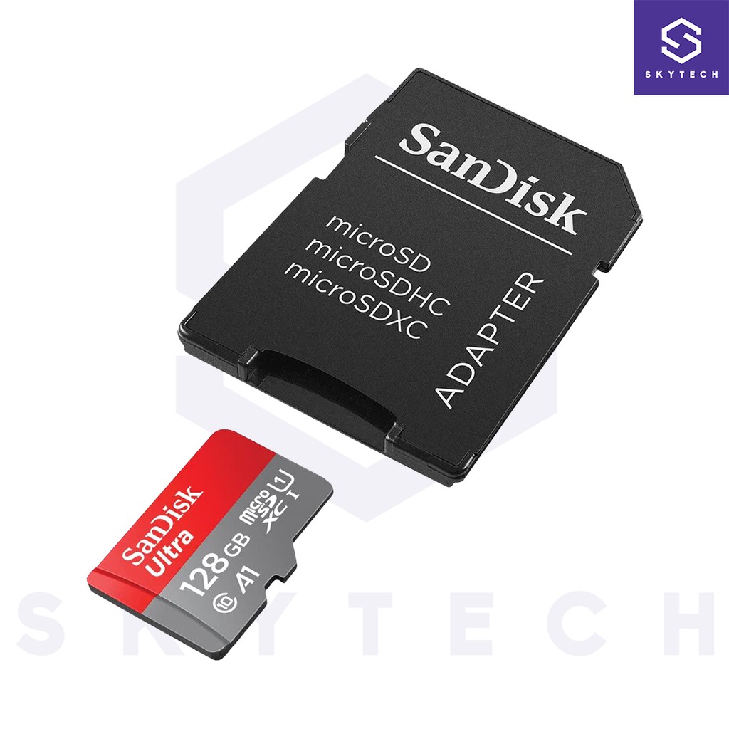 MICRO SD 128GB 100Mb/s SANDISK ULTRA ORIGINAL GARANSI RESMI