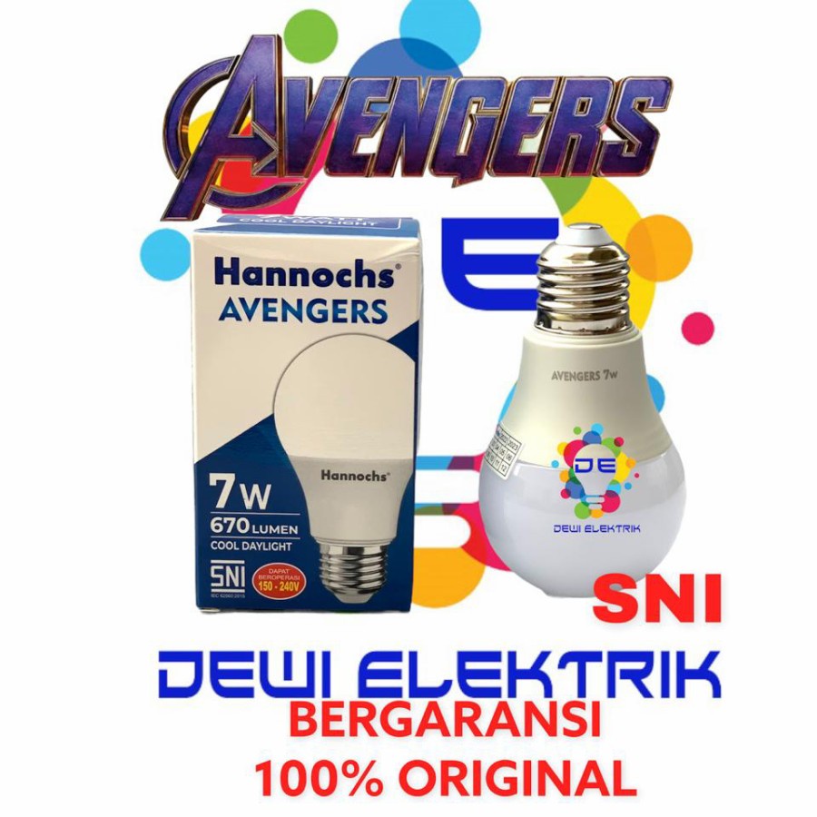 Lampu led Hannochs Avengers 7 Watt Cool Daylight