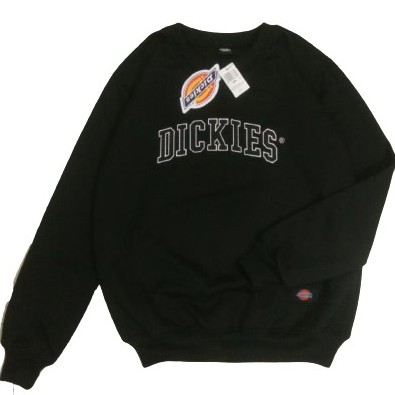 Sweater Pria/Sweatshirt Dickies Crewneck Hitam Full/Sweater Pria Wanita Terbaru/Sweater Diskies/Cod