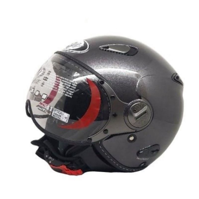 Helm Kyt Elsico Solid & Motif-Gunmet