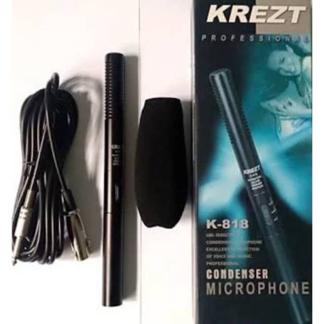 Mic kabel condessor krezt K-818.original.suara sensitif.
