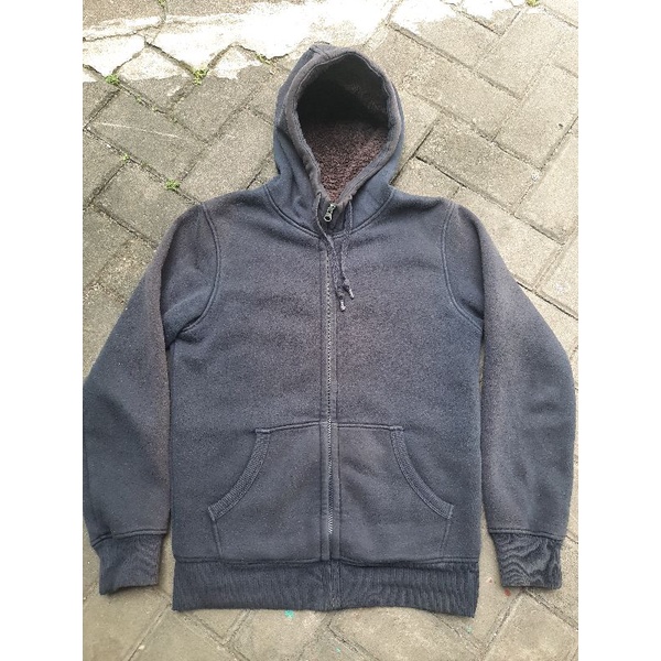 Zip Hoodie Uniqlo Sherpa