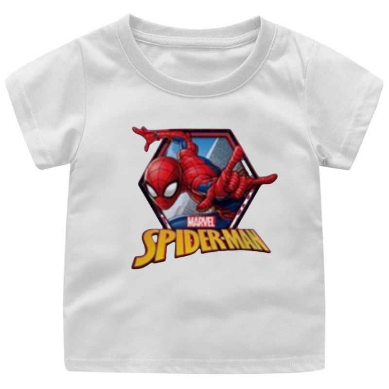 KAOS ANAK (SPIDERMAN) CEWEK-COWOK 1-12TAHUN FASHION ANAK TERBARU