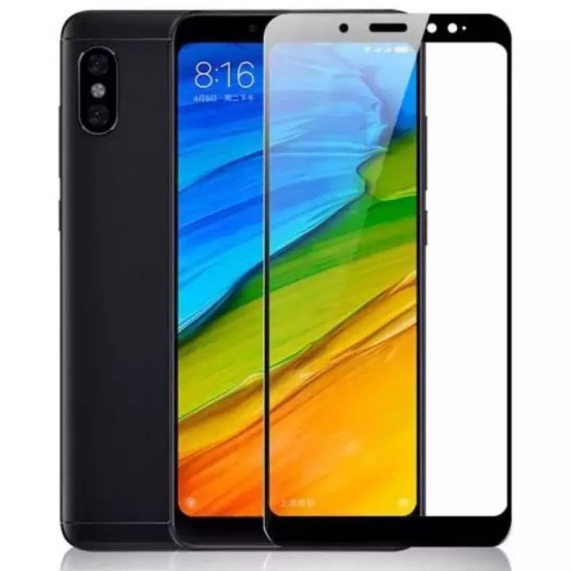 Tempered Glass Redmi Note 5 Full Cover Premium Glass Quality