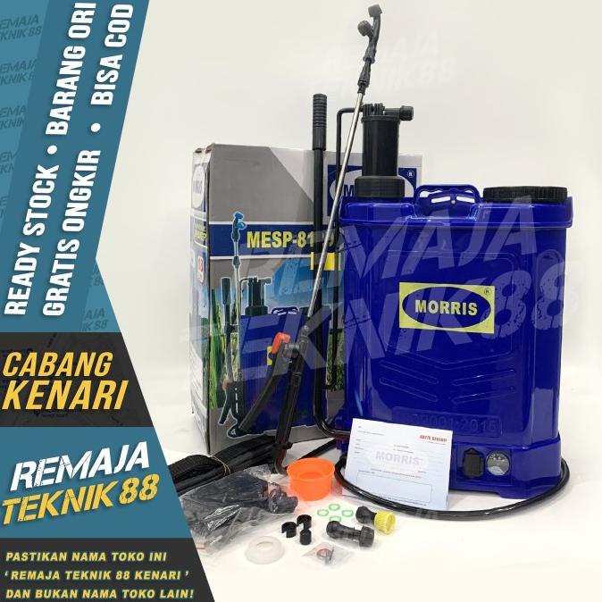 ALAT SEMPROT HAMA MORRIS / SPRAYER 2 IN 1 ELEKTRIK MANUAL / 18 LITER