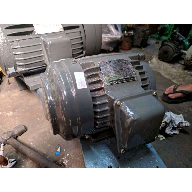 Dinamo teco 0.5hp 0.37kw 3phase rpm 1400