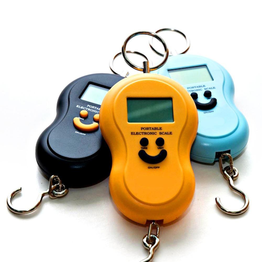 Timbangan Gantung Mini Digital Portable Electronic Scale Smile Travel