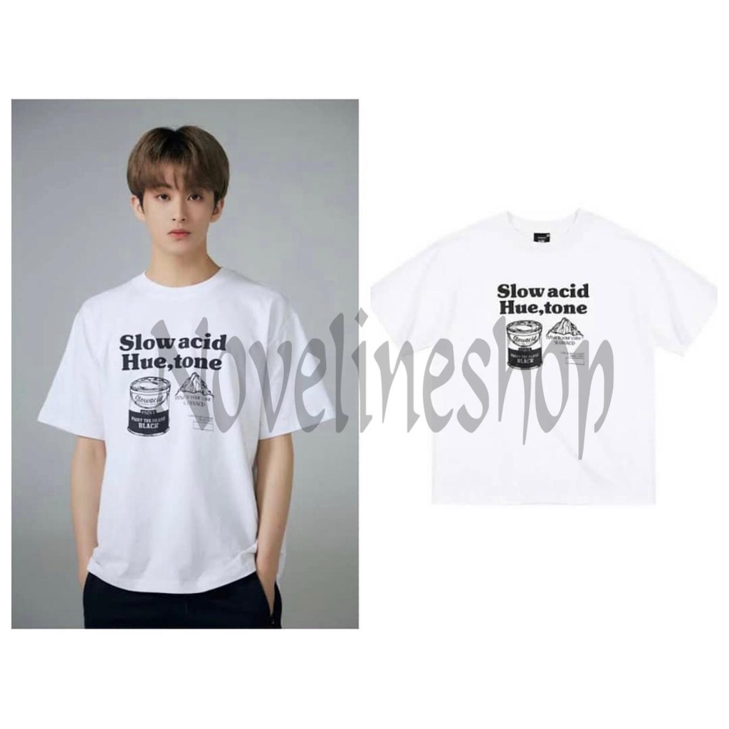 [COD] TSHIRT KAOS KPOP NCT MARK LEE SLOWACID HUE TONE PREMIUM COTTON COMBED 30S