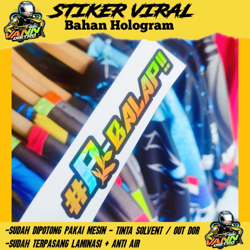 Stiker P-Balap