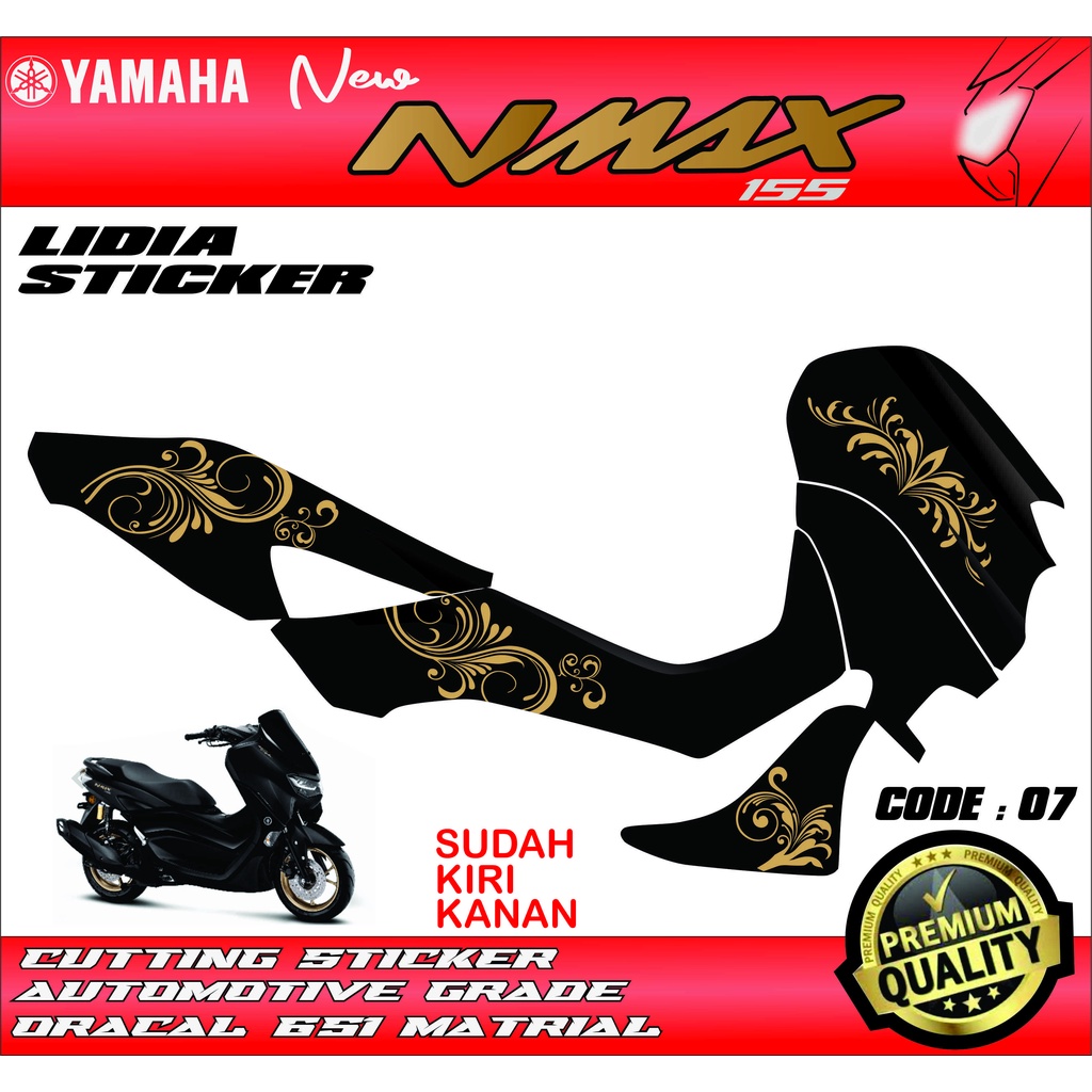 STRIPING STICKER NEW NMAX 2022 CUTTING STICKER 07