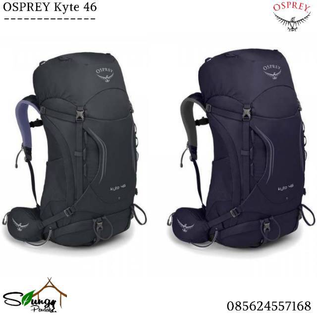 Tas Gunung / Carrier Osprey Kyte 46 Original dan Resmi Garansi Seumur Hidup