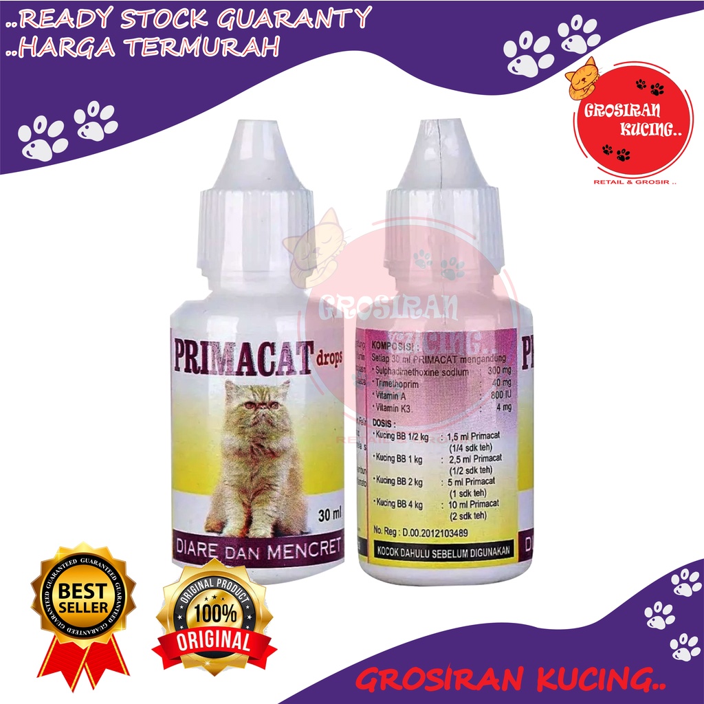 Primacat Drop Obat Diare Kucing 30 ml