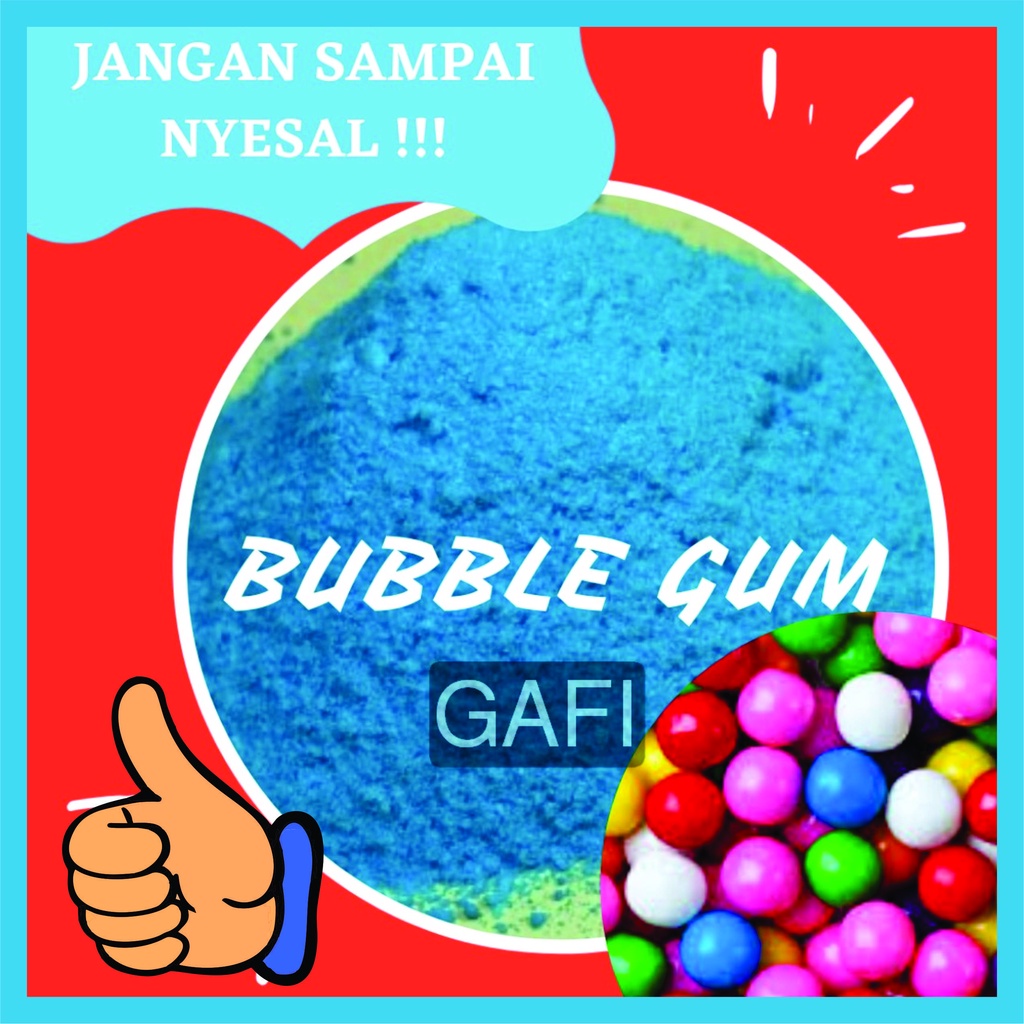 

Jual Bumbu Tabur Bubuk Tabur Manis Sweet Seasoning Powder Rasa BUBBLE GUM 100 gr, Topping Rasa BUBBLE GUM Berbagai Makanan Manis, Sensasi Nikmat Rasa Manis BUBBLE GUM, Halal, TerFavorit Pencinta Kuliner, Kekinian, Nagih, Variasi Aneka Makanan dan Dessert