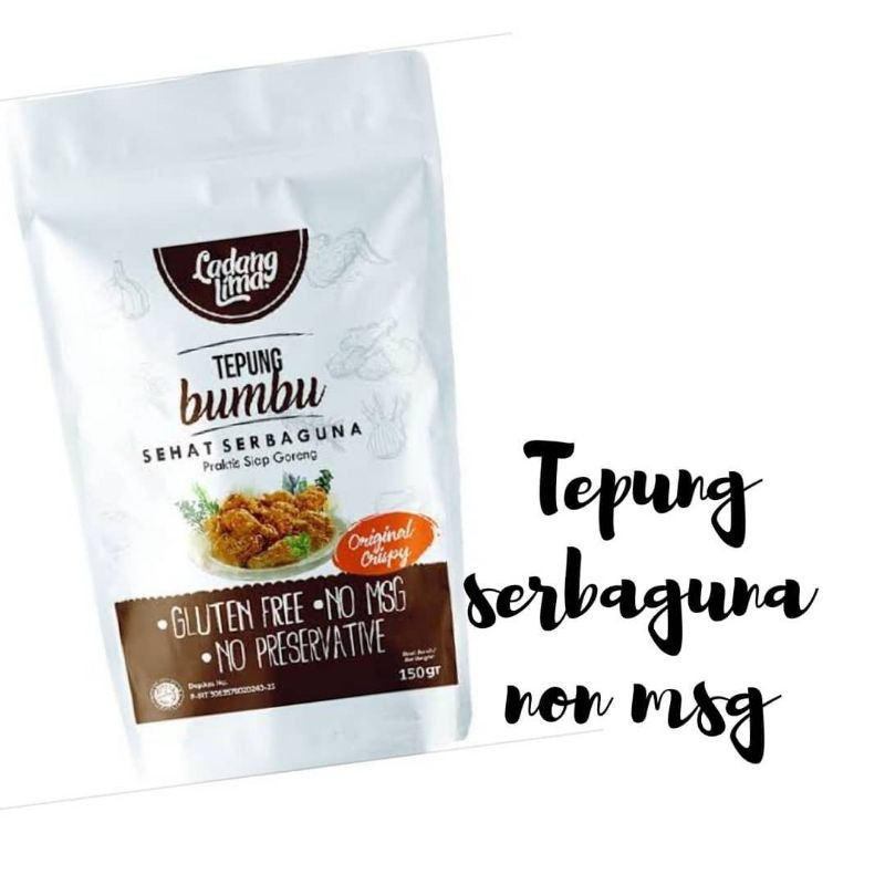 

Tepung bumbu serbaguna non MSG