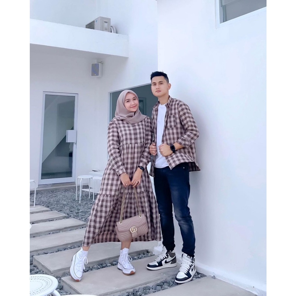 Gamis Terbaru Remaja Couple Pasangan Bahan Rayon 2021 Untuk Lebaran Wanita Muslim 2022 Ada Jumbo Mur