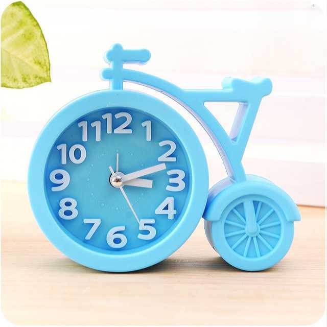 Jam Meja Analog Model Sepeda
