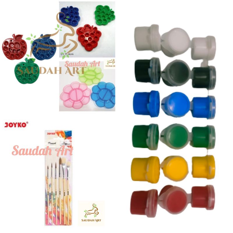 

Paket Alat Lukis Cat Akrilik 5ml