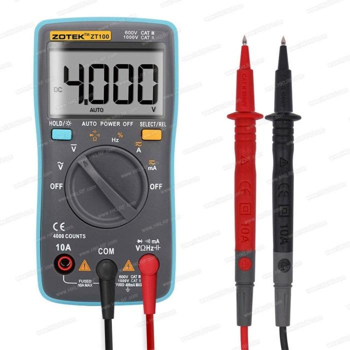 ZOTEK MULTIMETER / AVOMETER DIGITAL / MULTITESTER DIGITAL (ZT100)