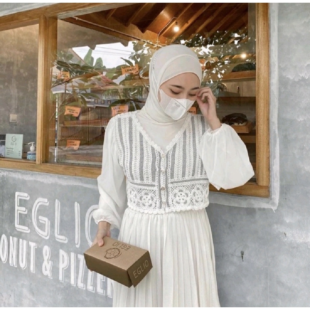 BLOUSE KOREAN STYLE//ATASAN KOREAN//SIFON KOREA//SIFON KOMBI RAJUT IMPORT