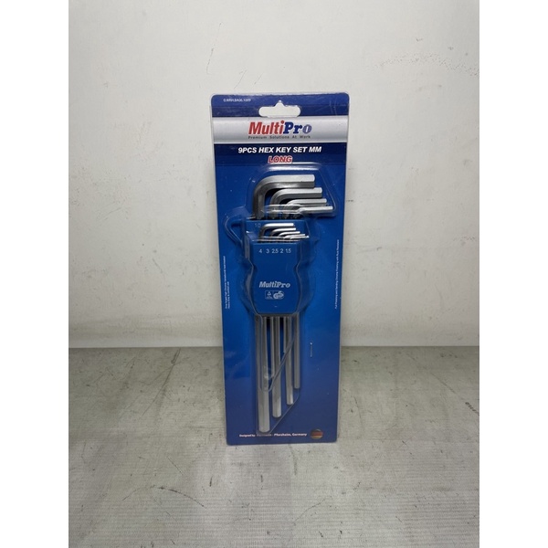 multipro kunci L / kunci L set panjang multipro / kunci L set 9pcs panjang multipro / kunci L set panjang 9pcs multipro / hex key long set 9pcs multipro / hex key long set / kunci L set