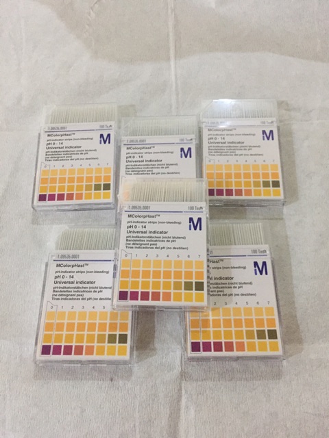 Indikator Universal / PH universal/Kertas ph Merck Universal PH 0-14 / Lakmus/ pH Paper merck