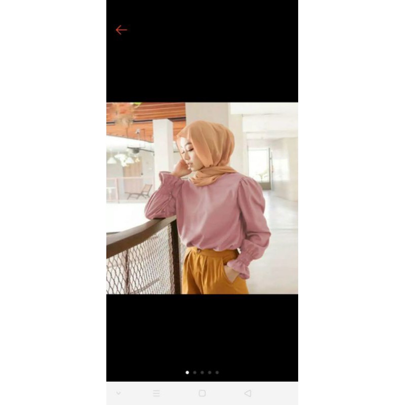 blouse meguri tangan rempel