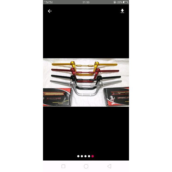 Stang. Stir Model Stail Acerbis Smua Motor Rx. king. Cb. Gl. Megapro. Vxion. win Dll