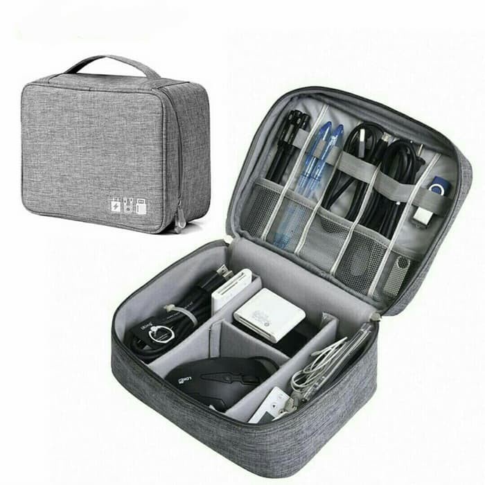 FM - Tas Gadget Organizer Paspor Dokumen Kabel Charger USB /gadget bag/