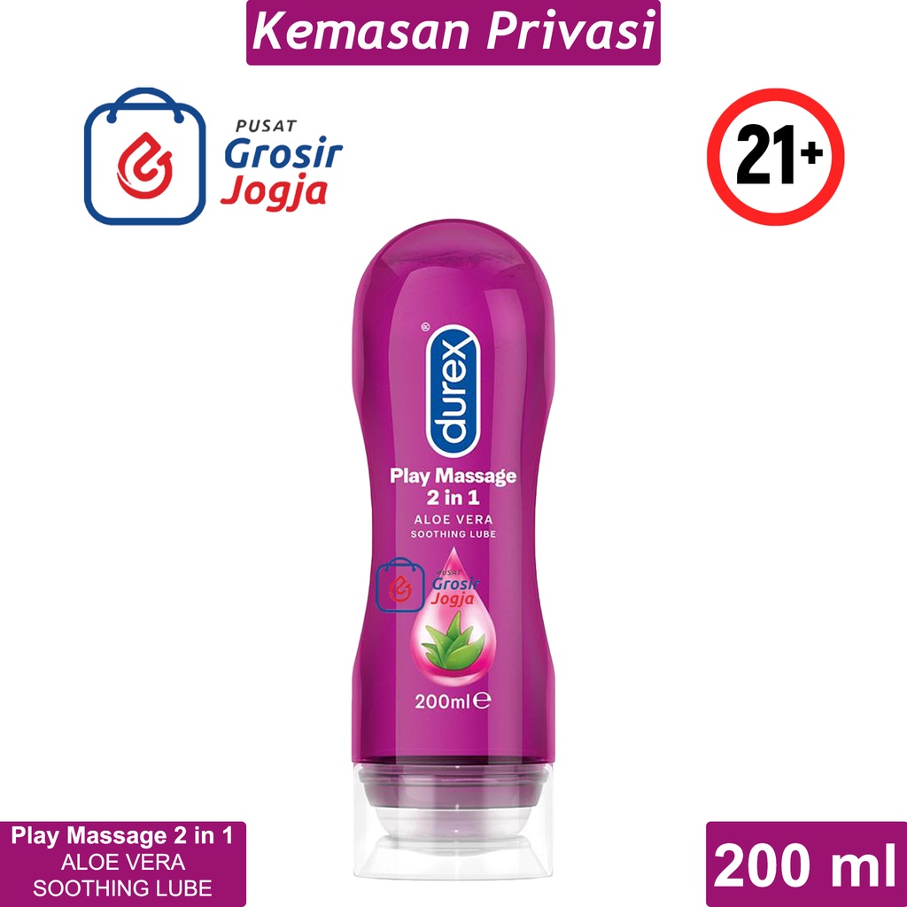 Jual Durex Play Massage 2 In 1 Aloe Vera Soothing Lube Gel Pijat