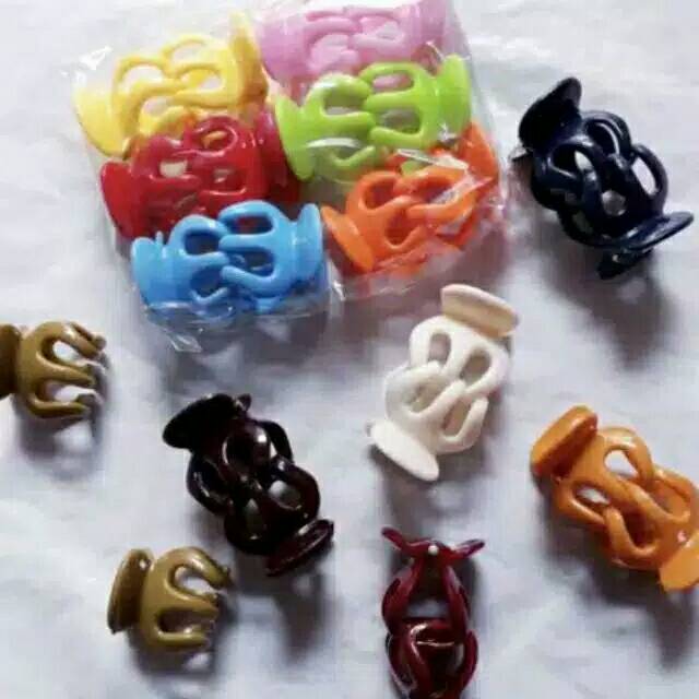 1 pcs jepit rambut mini jedai mini ukuran 2 cm