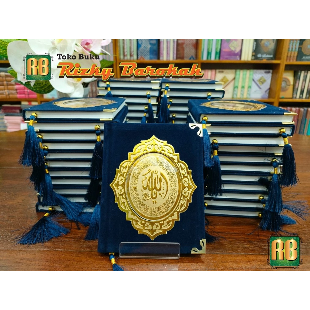 Cetak Buku Yasin & Tahlil isi 208 Matte Cover Bludru Lafadz Bingkai