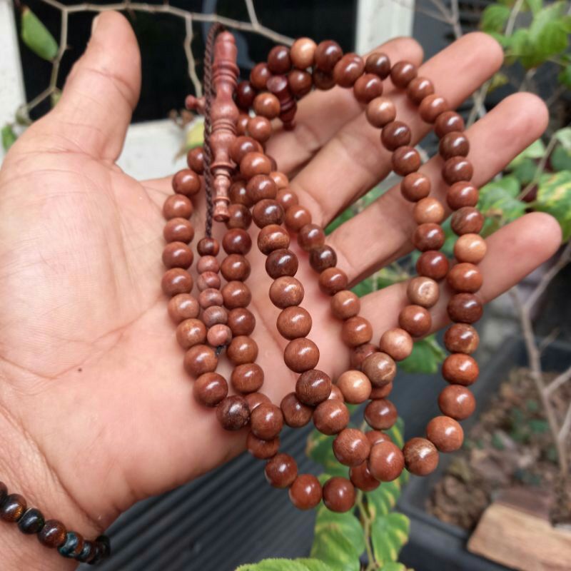 Tasbih stigi asli 8mm tasbih tasbih stigi laut tasbih kayu stigi asli tasbih kayu