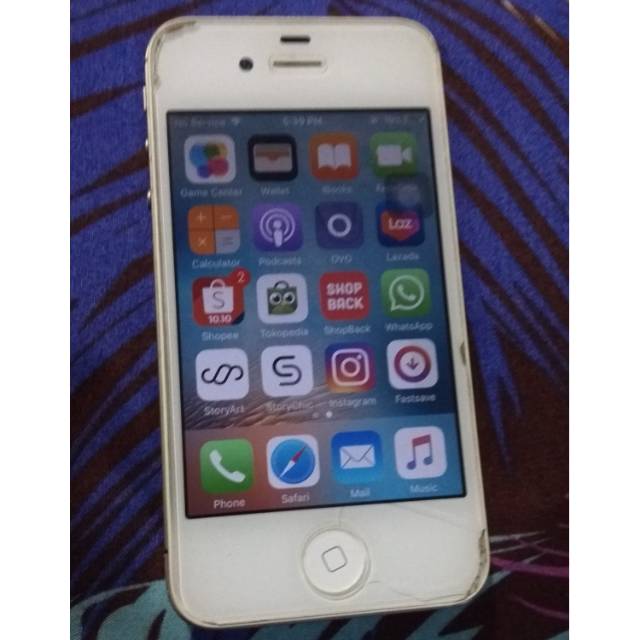 Preloved Iphone 4s 12gb Putih