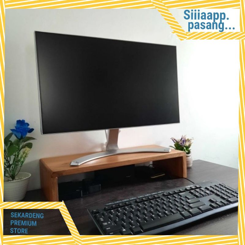 Dudukan Alas Monitor / Meja Dudukan Monitor Stand / MEJA LAPTO