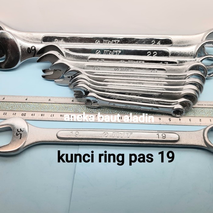 kunci ring pas 19