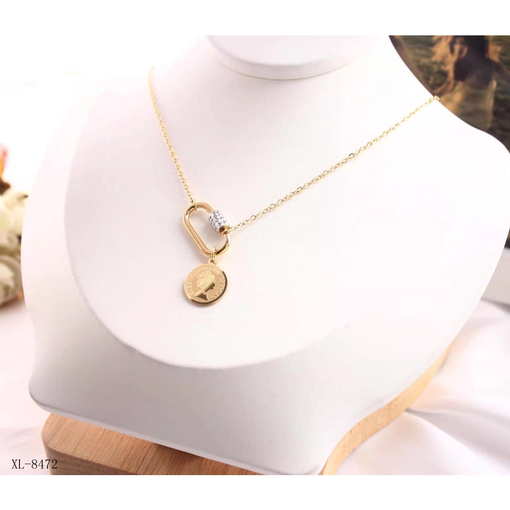 Kalung titanium terbaru perhiasan fashion 8261,8472