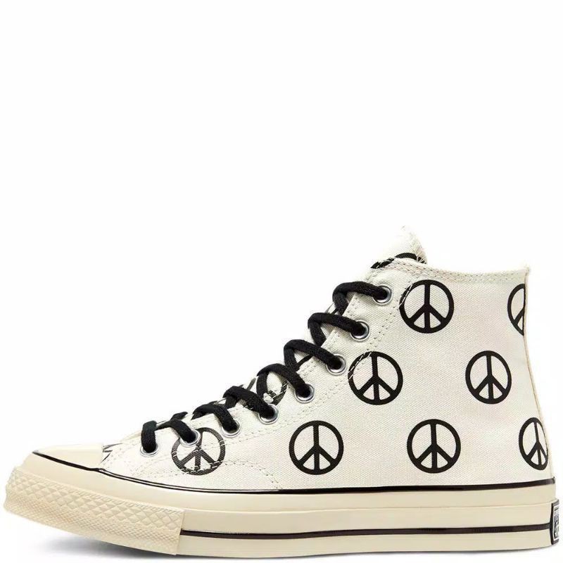 Sepatu Converse X ONE PIECE Glossy Powered High White-6