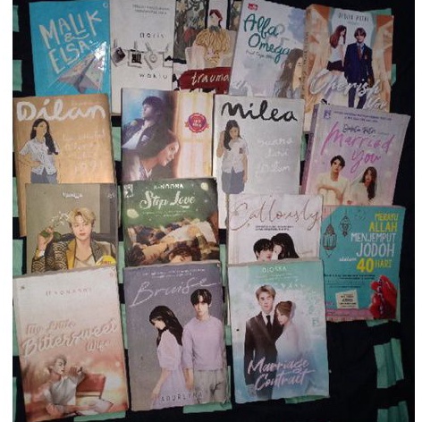 

buku novel preloved 15k