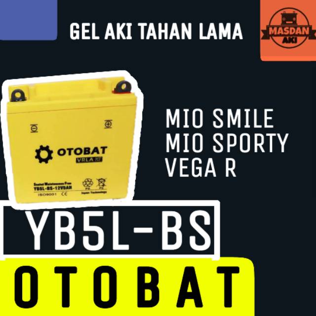 Aki Motor Mio Smile / Aki Motor Mio Soprty / Ali Motor Vega R / Aki Motor Gel  Tahan Lama