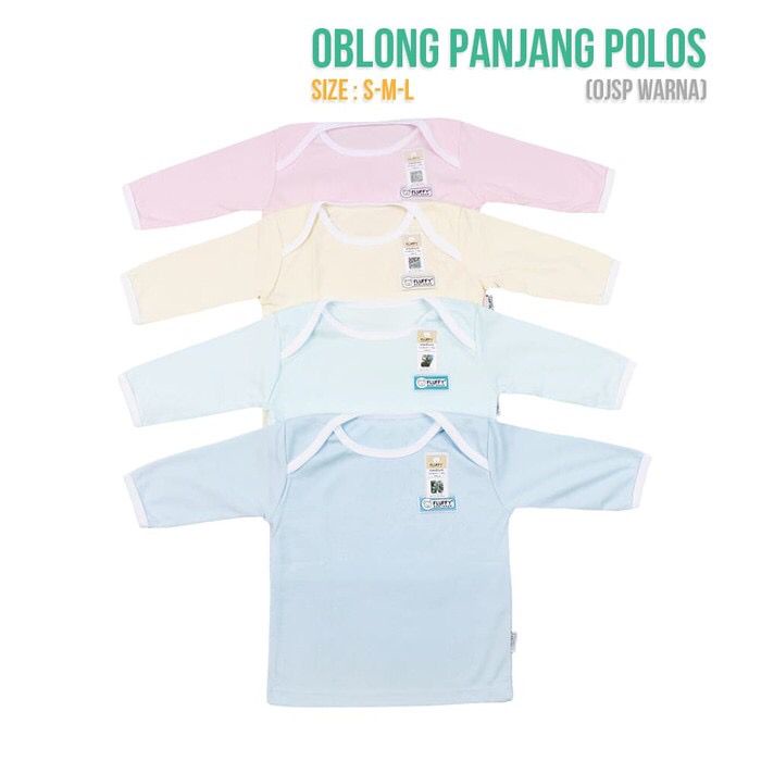 3 PCS FLUFFY BAJU PENDEK BAJU PANJANG ATASAN ANAK KANCING OBLONG BAHU ODSP OJSP ISI 3 PCS