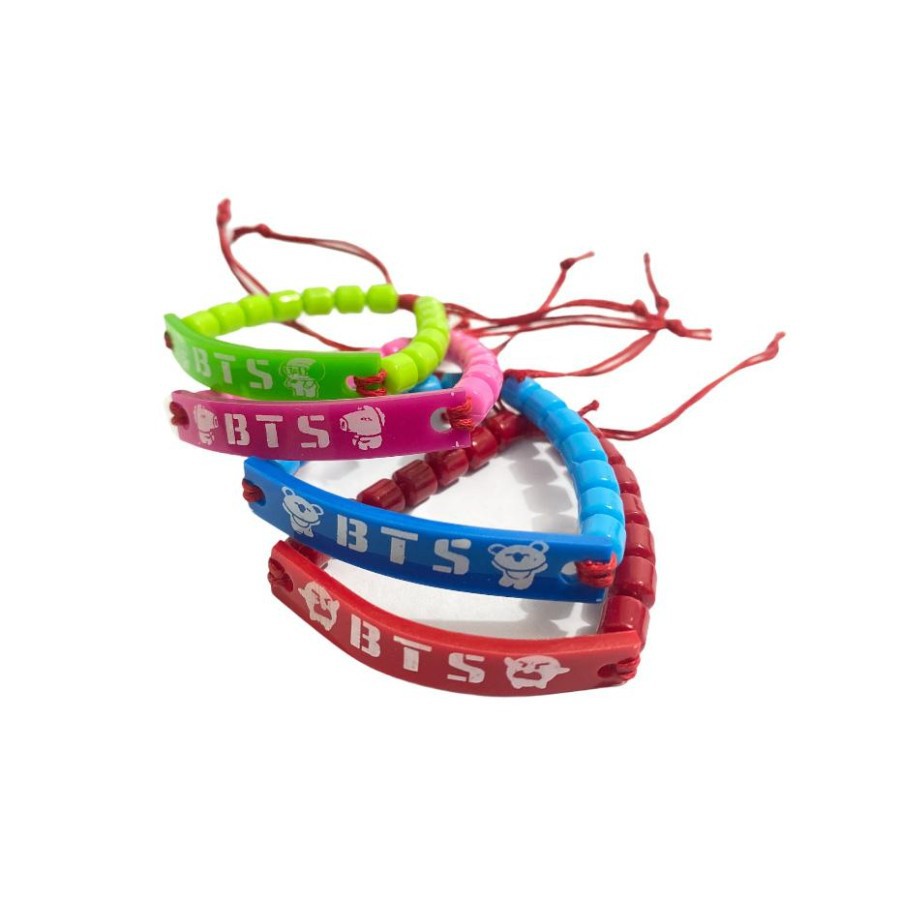 Bracelet Tali Full Warna - Gelang Karet BTS - Gelang Tangan Termurah