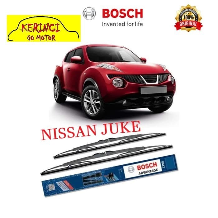 WIPER NISSAN JUKE BOSCH ADVANTAGE 22&quot; &amp; 14&quot; SEPASANG WIPER JUKE BOSCH