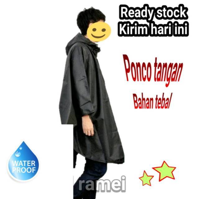 Jas hujan ponco tangan ponco kalong