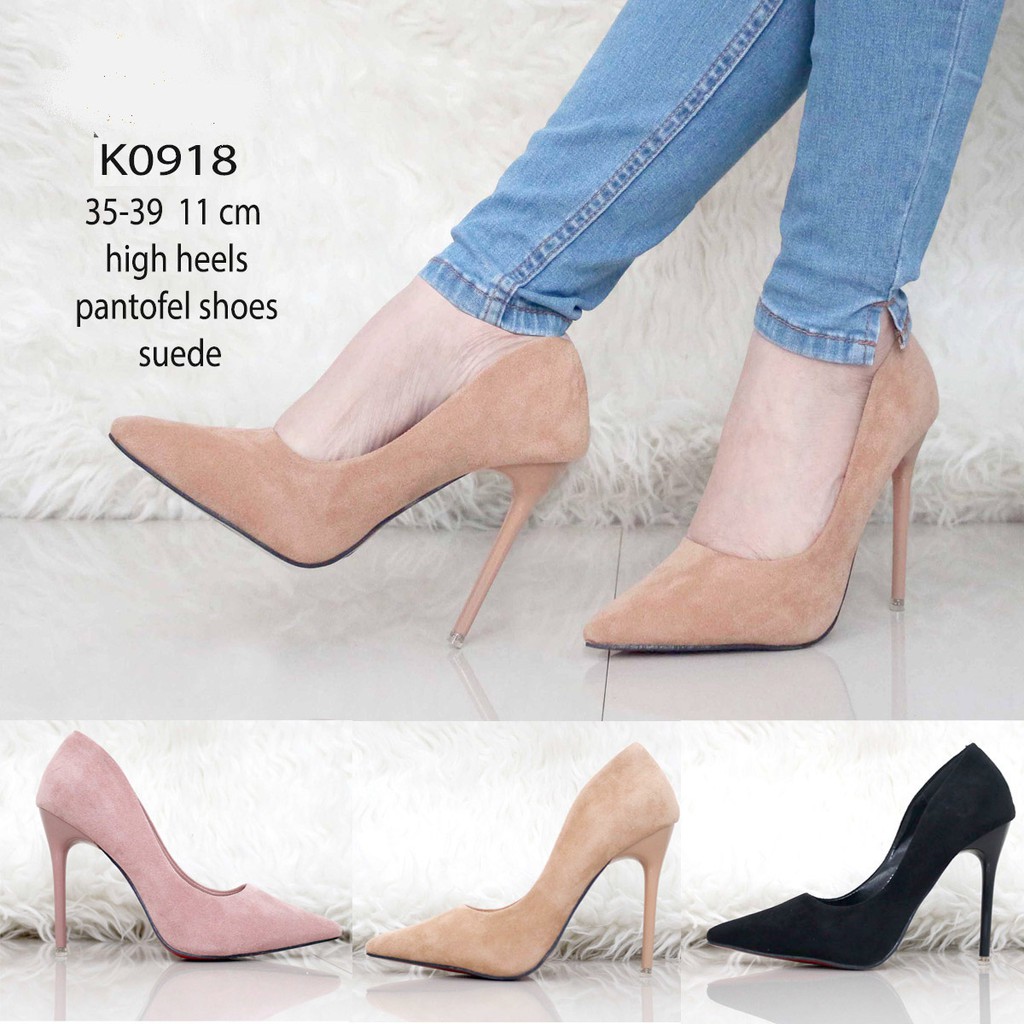 pantofel high heels