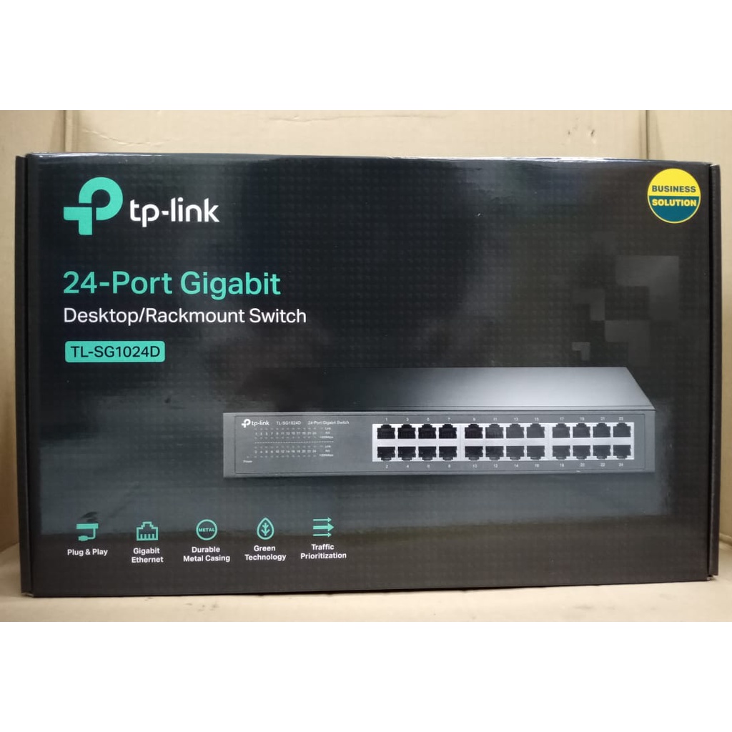 TP-LINK SWITCH HUB 24PORT SG10024D