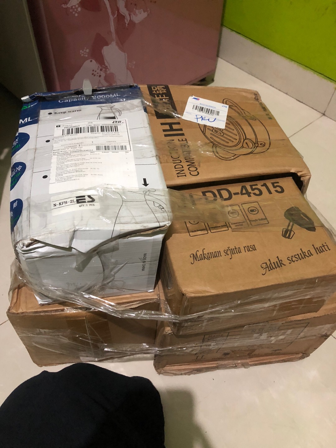 Es Set Panci Stainless Steel Alat Masak 1 Set Isi 3 Set Panci Berbagai Ukuran Panci Serbaguna