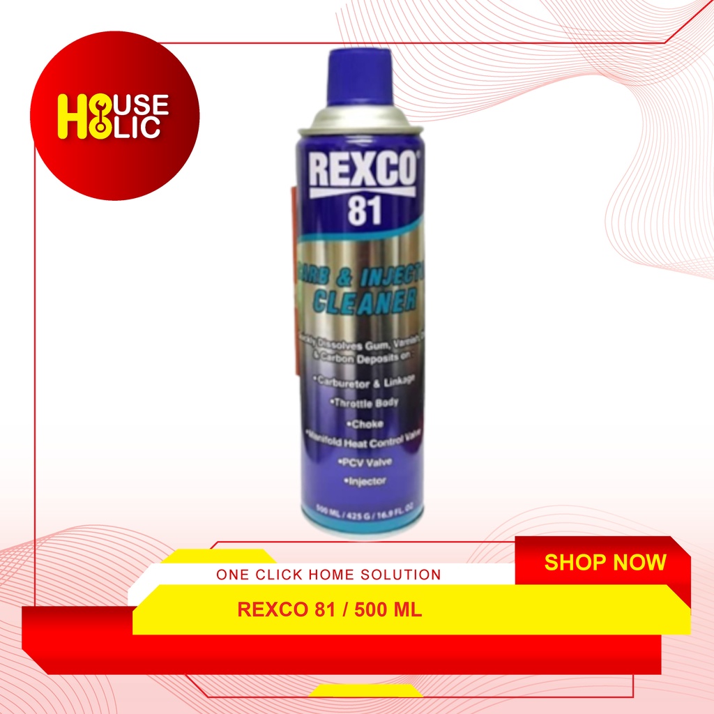 Rexco 81 Carb Injector Cleaner / Pelumas Pembersih Karburator Injektor