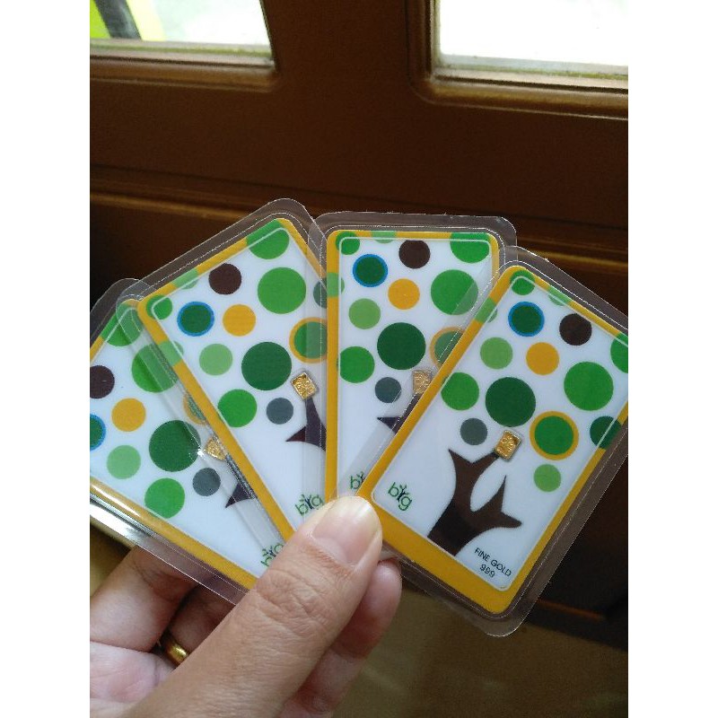 Logam mulia 0,1 gram / emas mini/ bukan antam