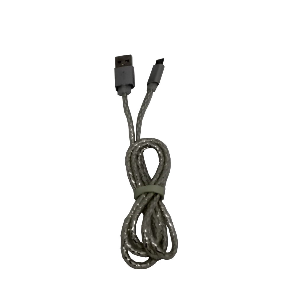 Kabel data Charger Model Bulat Micro USB 1 Meter