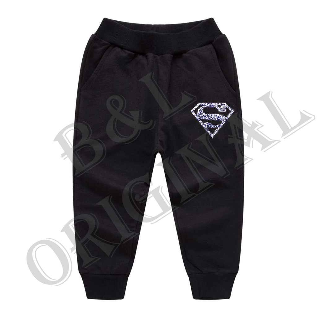 BS/COD/CELANA JOGGER SUPERMAN ANAK ANAK 1-7 TAHUN//REALPIC//GOOD QUALITY